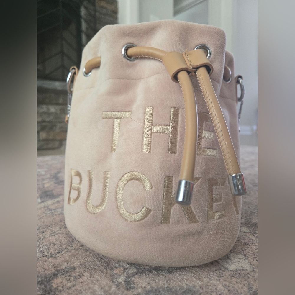 The Bucket Purse Beige Khaki Soft